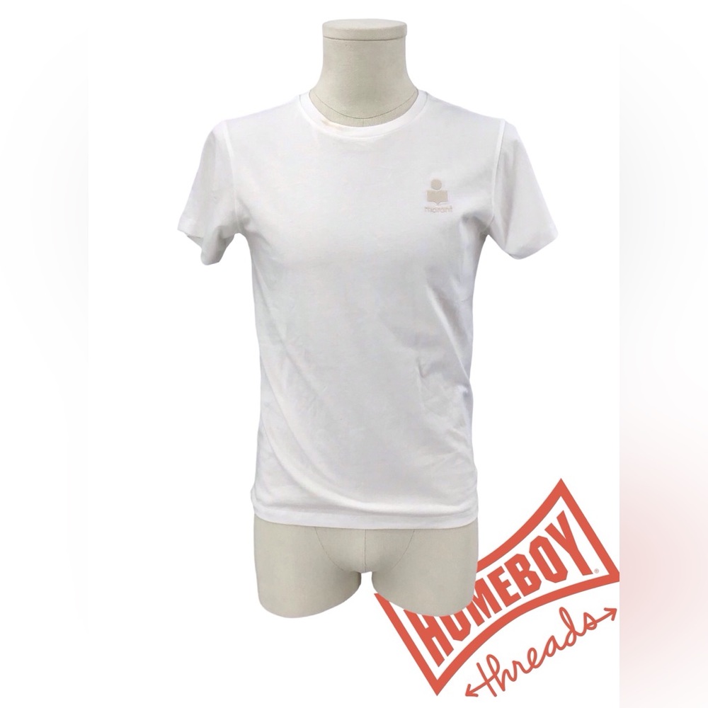#6 LIVE Isabel Marant White T-Shirt *STAINED* Size XS